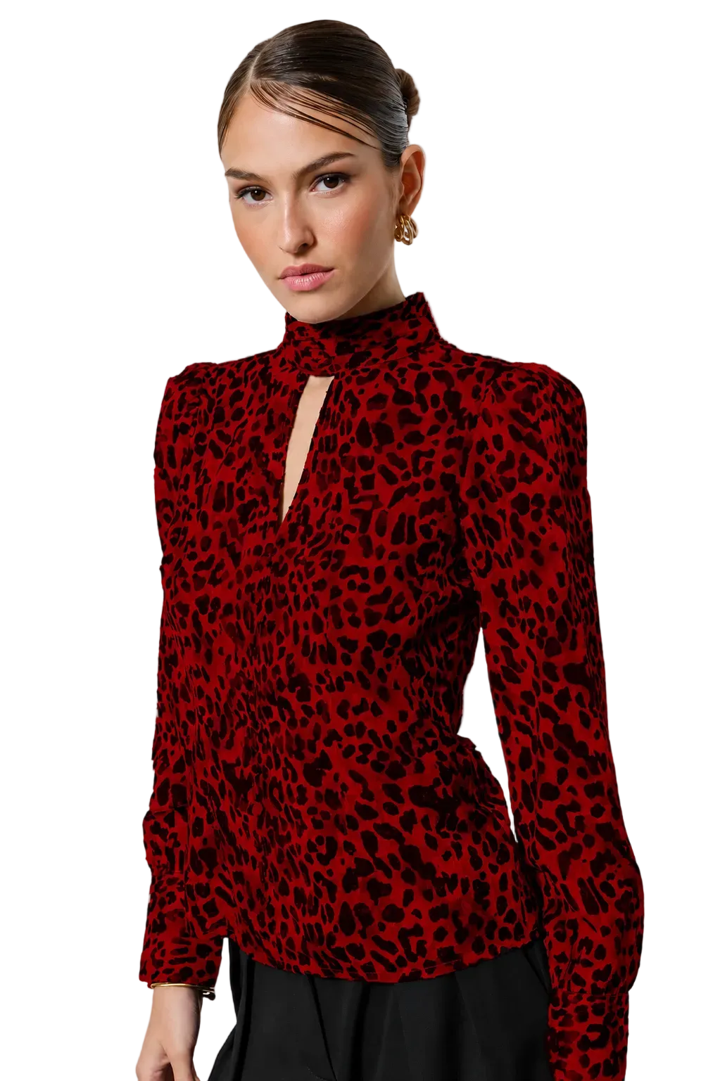 Red Statement Top