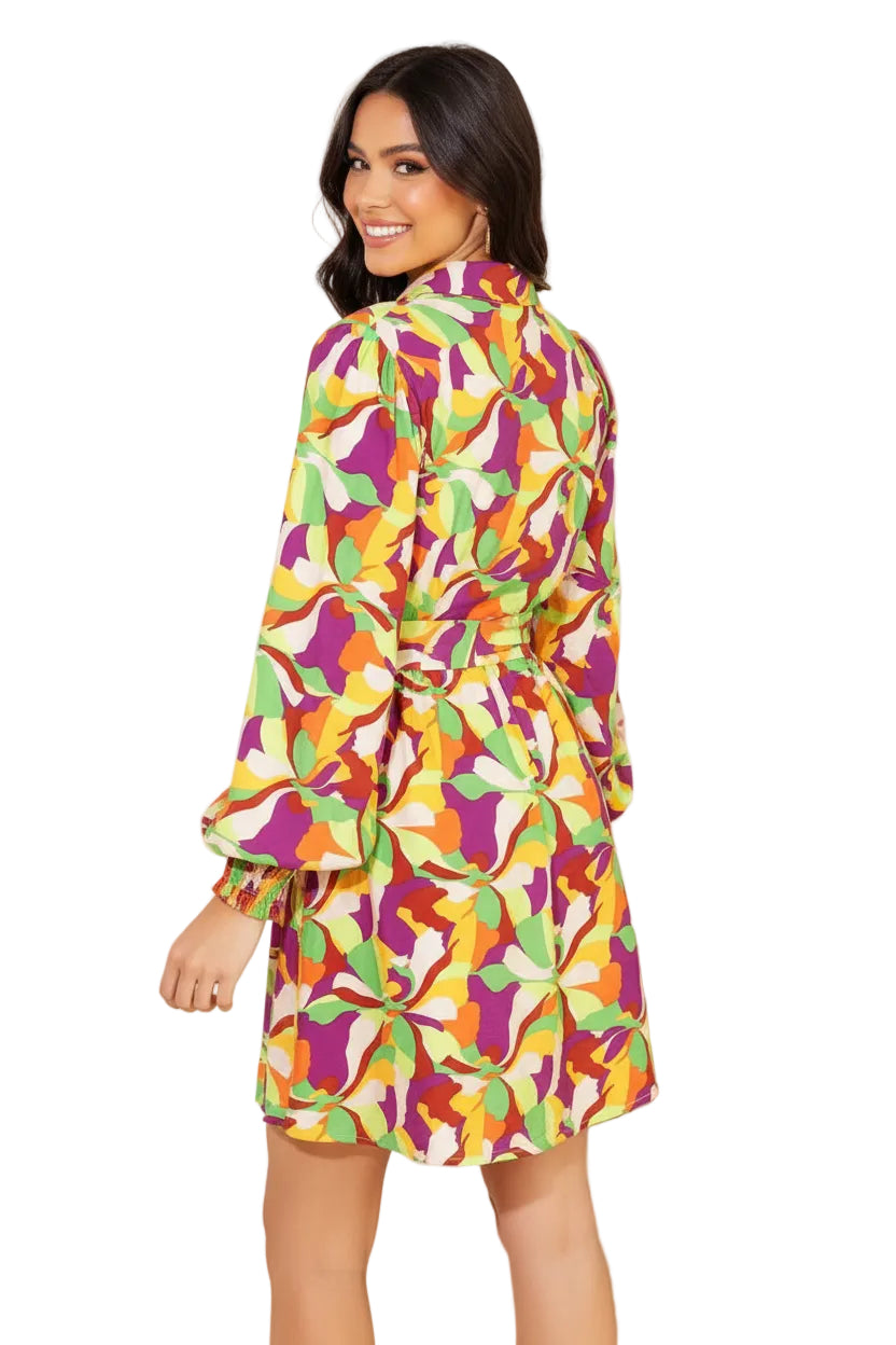 Color Bloom Dress