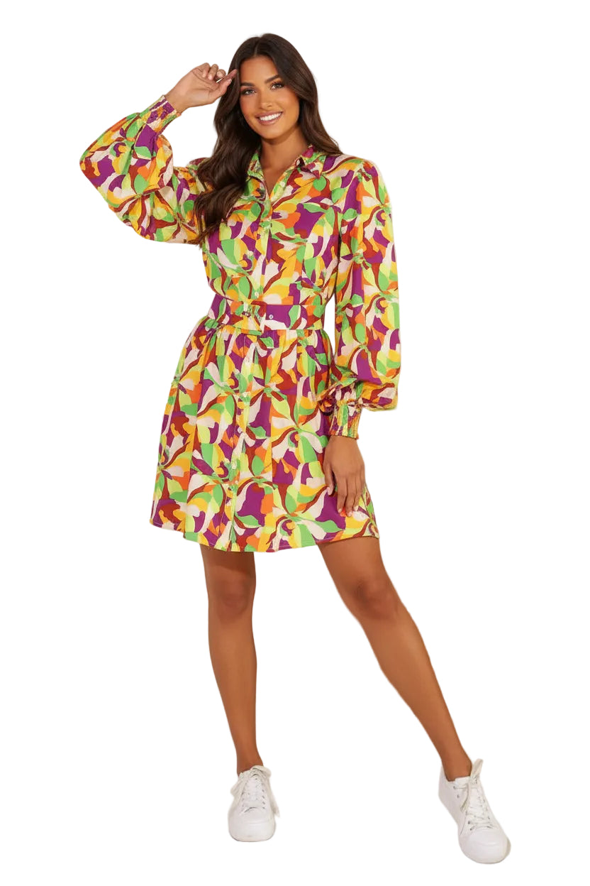 Color Bloom Dress